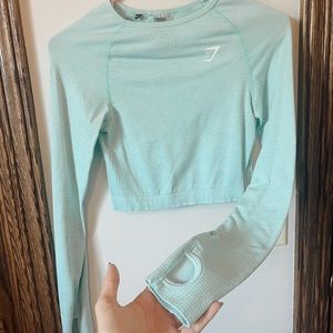 GYMSHARK WOMENS LONG SLEEVE TOP